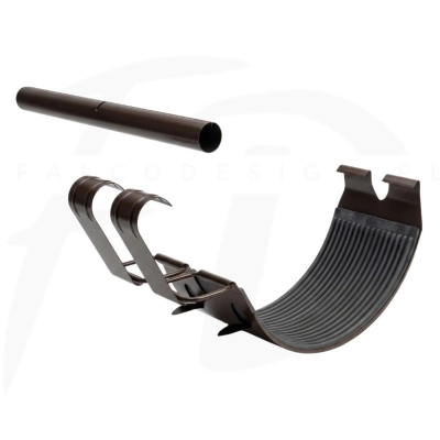 Złączka rynny stalowa Inguri ⌀ 150 kolor brązowy ciemny